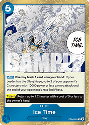 Ice Time (EB04-028) - The Azure Sea's Seven (Rare) [OP14-EB04-028]