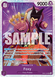 Foxy (EB04-036) (V.1) - The Azure Sea's Seven (Super Rare) [OP14-EB04-036]