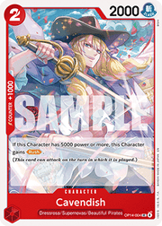 Cavendish (OP14-004) - The Azure Sea's Seven (Uncommon) [OP14-004]