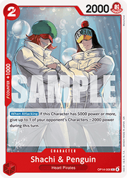 Shachi & Penguin (OP14-006) - The Azure Sea's Seven (Common) [OP14-006]