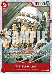 Trafalgar Law (OP14-009) (V.1) - The Azure Sea's Seven (Super Rare) [OP14-009]