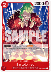 Bartolomeo (OP14-011) - The Azure Sea's Seven (Uncommon) [OP14-011]