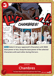 Chambres (OP14-017) - The Azure Sea's Seven (Common) [OP14-017]