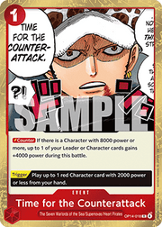 Time for the Counterattack (OP14-018) - The Azure Sea's Seven (Rare) [OP14-018]