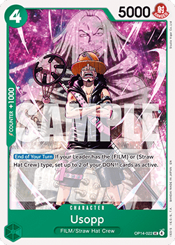 Usopp (OP14-022) - The Azure Sea's Seven (Uncommon) [OP14-022]