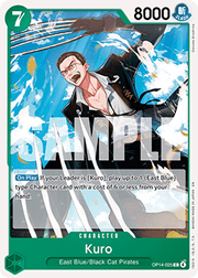 Kuro (OP14-025) - The Azure Sea's Seven (Common) [OP14-025]