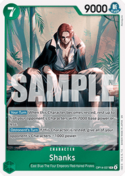 Shanks (OP14-027) (V.1) - The Azure Sea's Seven (Rare) [OP14-027]
