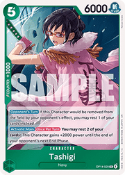 Tashigi (OP14-029) - The Azure Sea's Seven (Rare) [OP14-029]