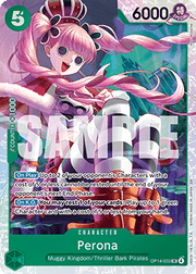 Perona (OP14-033) (V.1) - The Azure Sea's Seven (Super Rare) [OP14-033]