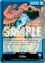 Jinbe (OP14-040) (V.1) - The Azure Sea's Seven (Leader) [OP14-040]