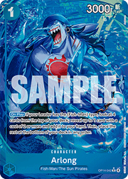 Arlong (OP14-042) (V.2) - The Azure Sea's Seven (Alternate Art) [OP14-042]
