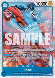 Jinbe (OP14-049) (V.1) - The Azure Sea's Seven (Super Rare) [OP14-049]