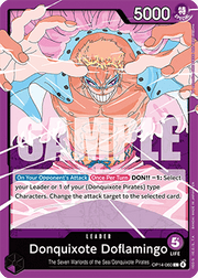 Donquixote Doflamingo (OP14-060) (V.1) - The Azure Sea's Seven (Leader) [OP14-060]