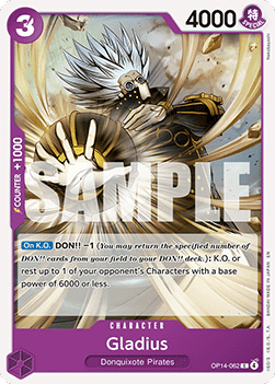Gladius (OP14-062) - The Azure Sea's Seven (Common) [OP14-062]