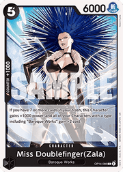 Miss Doublefinger(Zala) (OP14-086) - The Azure Sea's Seven (Common) [OP14-086]