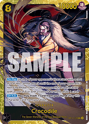 Crocodile (OP14-120) (V.1) - The Azure Sea's Seven (Secret Rare) [OP14-120]