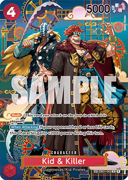 Kid & Killer (EB01-003) - The Azure Sea's Seven (Special Rare) [OP14-EB01-003]