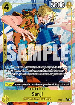 Sanji (ST29-004) (V.2) - Starter Deck: Egghead (Alternate Art) [ST29-004]