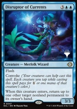 Disruptor of Currents - Lorwyn Eclipsed: Promos (Rare) [PECL-47]