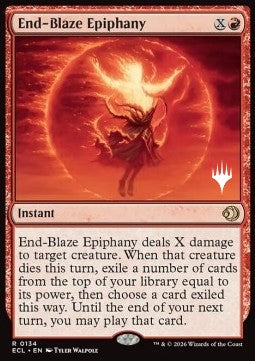 End-Blaze Epiphany - Lorwyn Eclipsed: Promos (Rare) [PECL-134]