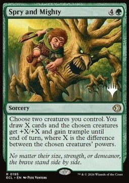 Spry and Mighty - Lorwyn Eclipsed: Promos (Rare) [PECL-195]