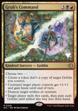 Grub's Command - Lorwyn Eclipsed: Promos (Rare) [PECL-228]