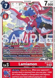 Lamiamon (BT24-016) - Promos: Time Stranger (Alternative Art) [BT-24P-BT24-016]
