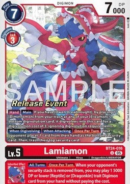 Lamiamon (BT24-016) - Promos: Time Stranger (Alternative Art) [BT-24P-BT24-016]