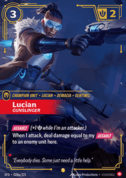 Lucian, Gunslinger (V.2 - Showcase) - Spiritforged (Showcase) [SFD-028a]