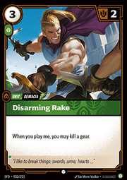 Disarming Rake - Spiritforged (Common) [SFD-032]
