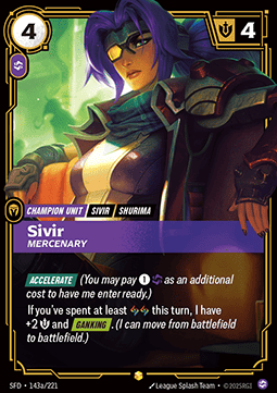 Sivir, Mercenary (V.2 - Showcase)
