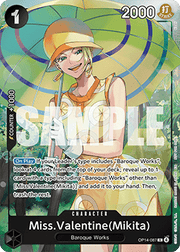Miss.Valentine(Mikita) (OP14-087) (V.1) - Unnumbered Promos (Rare) [UP-OP14-087]