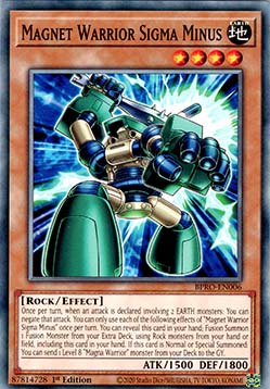Magnet Warrior Sigma Minus - Burst Protocol (Common) [BPRO-006]