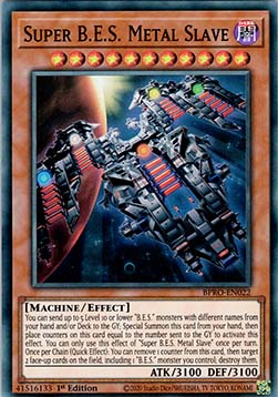 Super B.E.S. Metal Slave - Burst Protocol (Super Rare) [BPRO-022]
