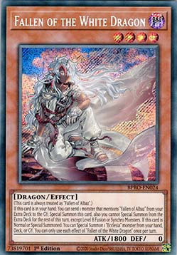Fallen of the White Dragon (V.1 - Secret Rare) - Burst Protocol (Secret Rare) [BPRO-024]