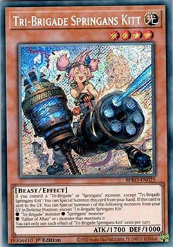 Tri-Brigade Springans Kitt (V.1 - Secret Rare) - Burst Protocol (Secret Rare) [BPRO-025]