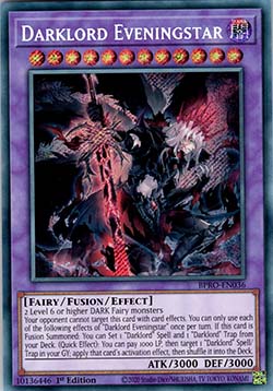 Darklord Eveningstar (V.1 - Secret Rare) - Burst Protocol (Secret Rare) [BPRO-036]