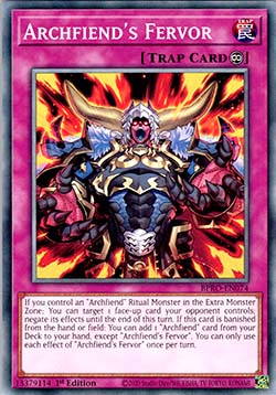 Archfiend's Fervor - Burst Protocol (Common) [BPRO-074]