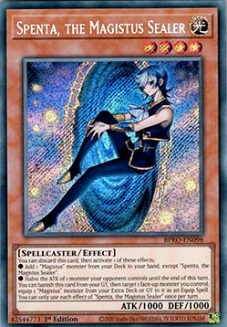 Spenta, the Magistus Sealer (V.1 - Secret Rare) - Burst Protocol (Secret Rare) [BPRO-098]