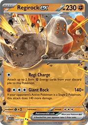 Regirock ex - Ascended Heroes (Double Rare) [ASC-107]