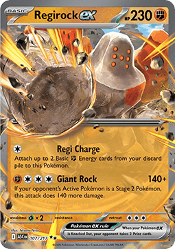 Regirock ex - Ascended Heroes (Double Rare) [ASC-107]