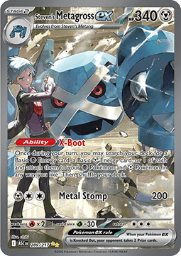 Steven's Metagross ex - Ascended Heroes (Special Illustration Rare) [ASC-289]