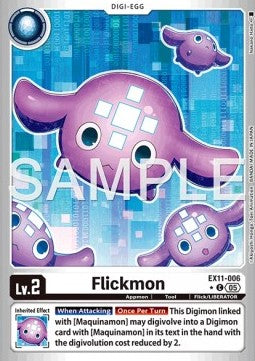 Flickmon (EX11-006) (V.2) - Dawn of Liberator (Alternative Art) [EX-11-006]