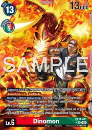 Dinomon (EX11-011) (V.2) - Dawn of Liberator (Alternative Art) [EX-11-011]