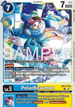 PolarBearmon (EX11-016) (V.1) - Dawn of Liberator (Uncommon) [EX-11-016]