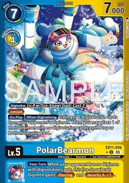 PolarBearmon (EX11-016) (V.2) - Dawn of Liberator (Alternative Art) [EX-11-016]