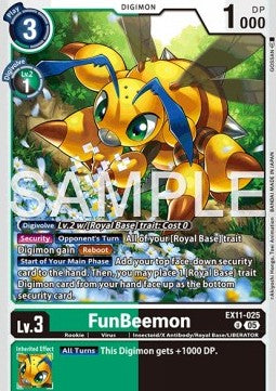 FunBeemon (EX11-025) (V.1) - Dawn of Liberator (Uncommon) [EX-11-025]