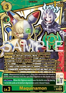 Maquinamon (EX11-027) (V.2) - Dawn of Liberator (Alternative Art) [EX-11-027]