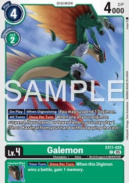Galemon (EX11-028) (V.1) - Dawn of Liberator (Common) [EX-11-028]