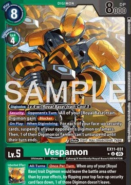 Vespamon (EX11-031) (V.2) - Dawn of Liberator (Alternative Art) [EX-11-031]